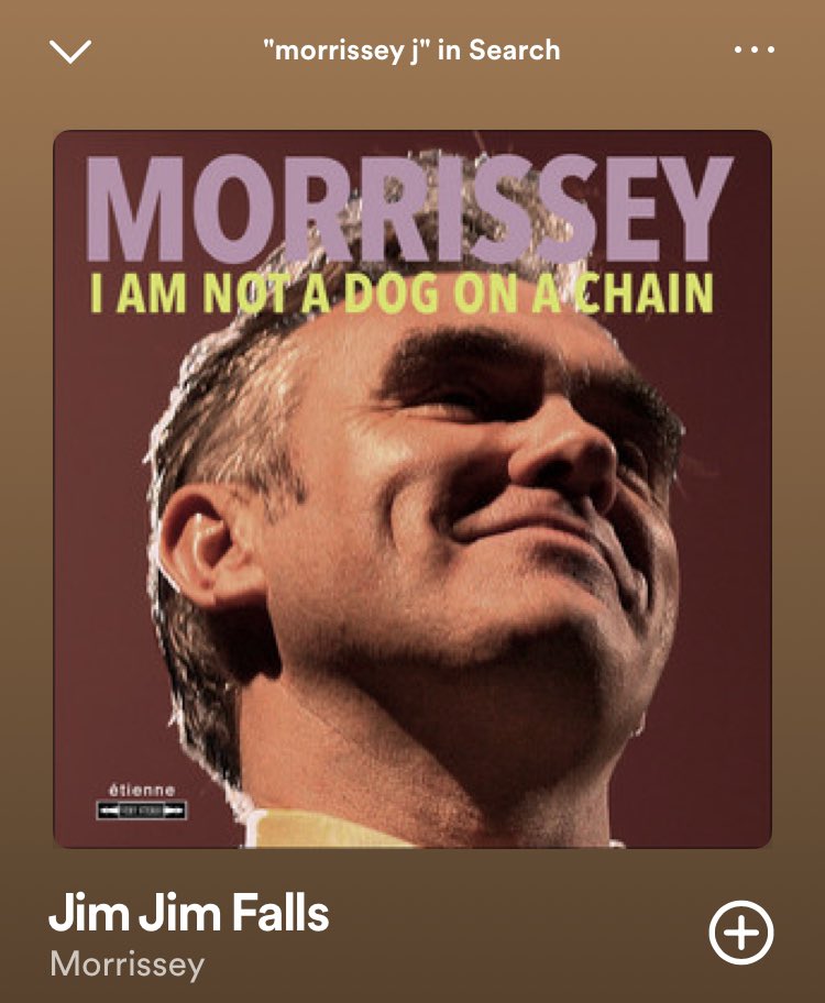 Morrissey’s vocals on this track are just fabulous 👏💙