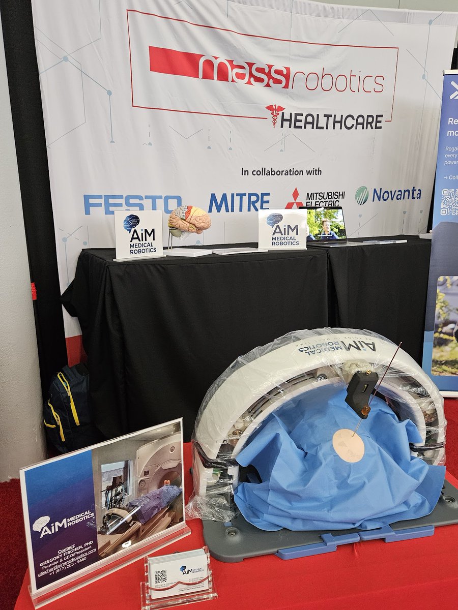 AiM Medical Robotics (@aimmedrobotics) on Twitter photo AiM is proud to be a part of the <a href="/MassRobotics/">MassRobotics</a> Healthcare Catalyst Program and presenting at the <a href="/Robotics_Summit/">Robotics Summit & Expo</a> in Boston. Come find us at our booth #148 and check out a pitch by our CEO <a href="/mrirobot/">Dr. Greg Fischer</a> at 1:30pm on Thurs in Room 51 of the BCC. AiM is proud to be a part of the <a href="/MassRobotics/">MassRobotics</a> Healthcare Catalyst Program and presenting at the <a href="/Robotics_Summit/">Robotics Summit & Expo</a> in Boston. Come find us at our booth #148 and check out a pitch by our CEO <a href="/mrirobot/">Dr. Greg Fischer</a> at 1:30pm on Thurs in Room 51 of the BCC.