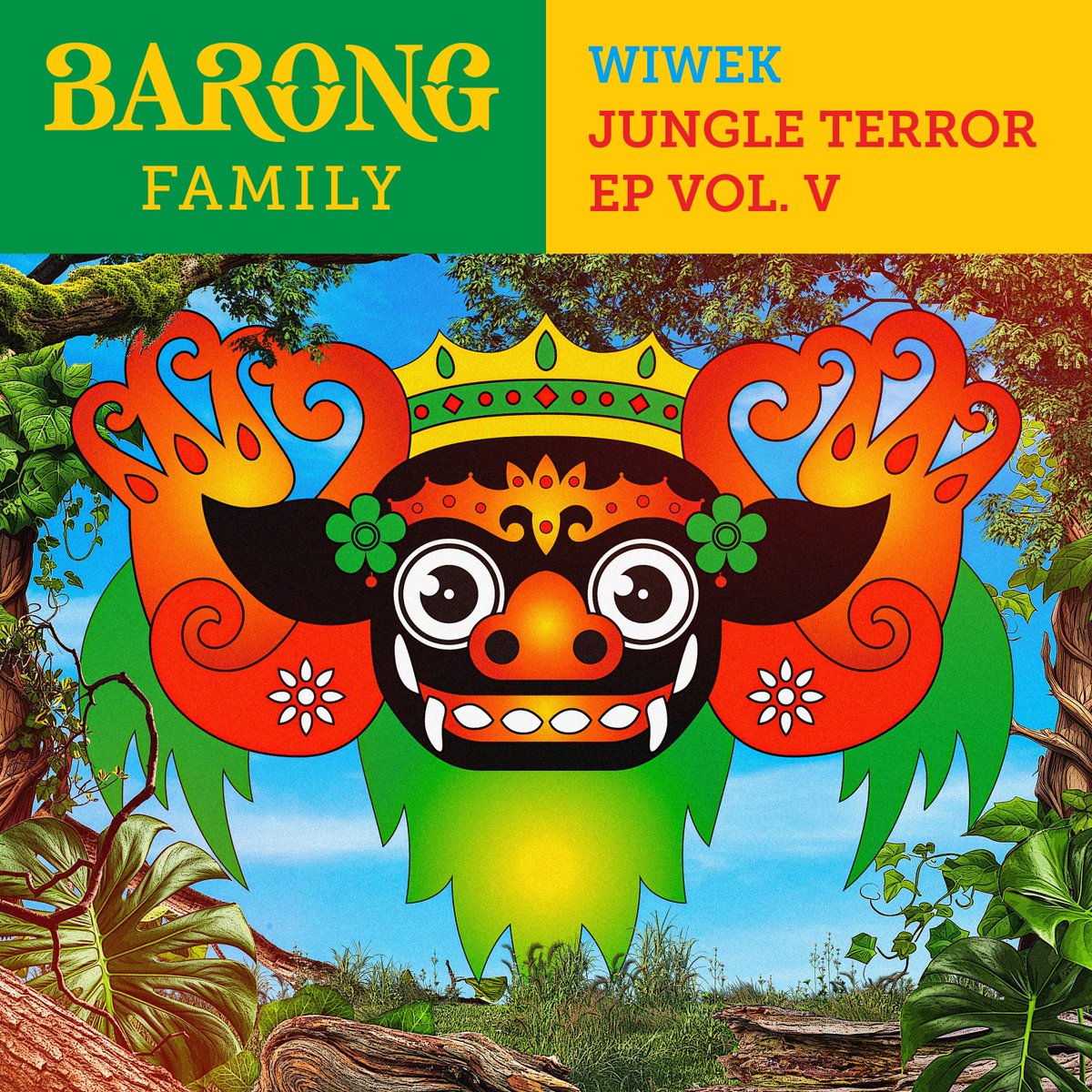 BARONG_FAMILY's tweet photo. ONE MORE DAY UNTIL THE 'JUNGLE TERROR EP VOL V' DROPS, WE RETURN TO THE ROOTS AND WE HEARD YOU @WiwekDJ https://t.co/hEbmYi6Ks4