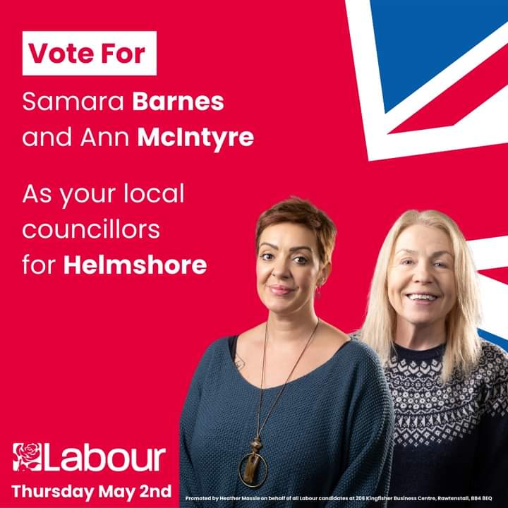 #Helmshore 
You know what to do 
#LocalElections2024