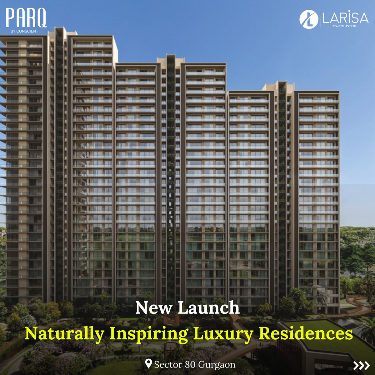 LarisaRealtech's tweet image. Elevate Your Lifestyle: Conscient Parq - Where Every Detail Exudes Luxury in Sector 80, Gurgaon
#ConscientParq #luxuryliving #Realestate #realestategurgaon #realestateinvesting #larisaRealtech #ArrestNarendraModi