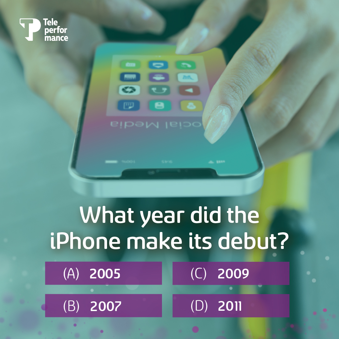 This revolutionary device transformed the mobile phone industry. #TPIndia #Question #GuessTheYear #iPhone