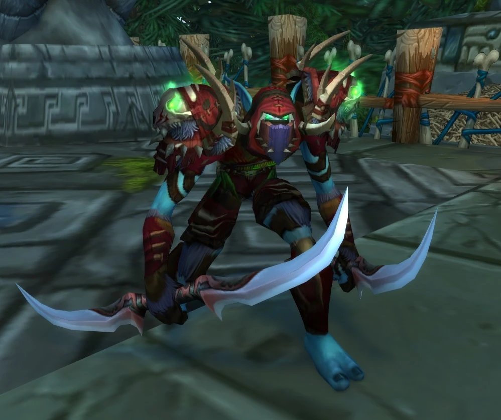 I hope the DS heritage quest rams home the fact the Darkspear are the main tribe left with Shadow Hunters, the tribe being the most devout and 'true followers of the Loa'

Its another point of difference the DS have that they need for ingame difference from the Zandalari