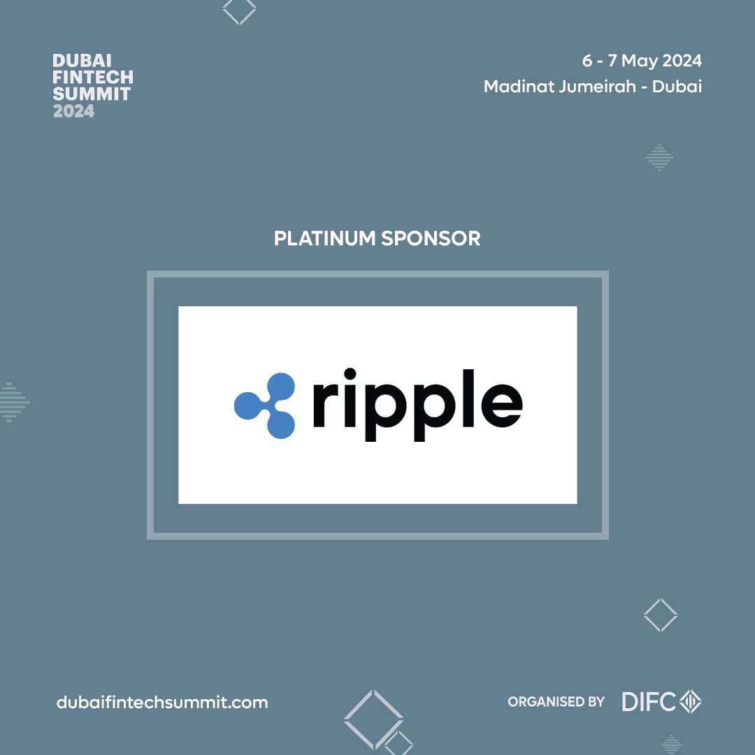 Ripple, the leading enterprise blockchain and crypto solutions provider, has joined the Dubai FinTech Summit as a Platinum sponsor. Ripple's innovative blockchain technology and digital assets are transforming the future of global payments and financial services. Secure your