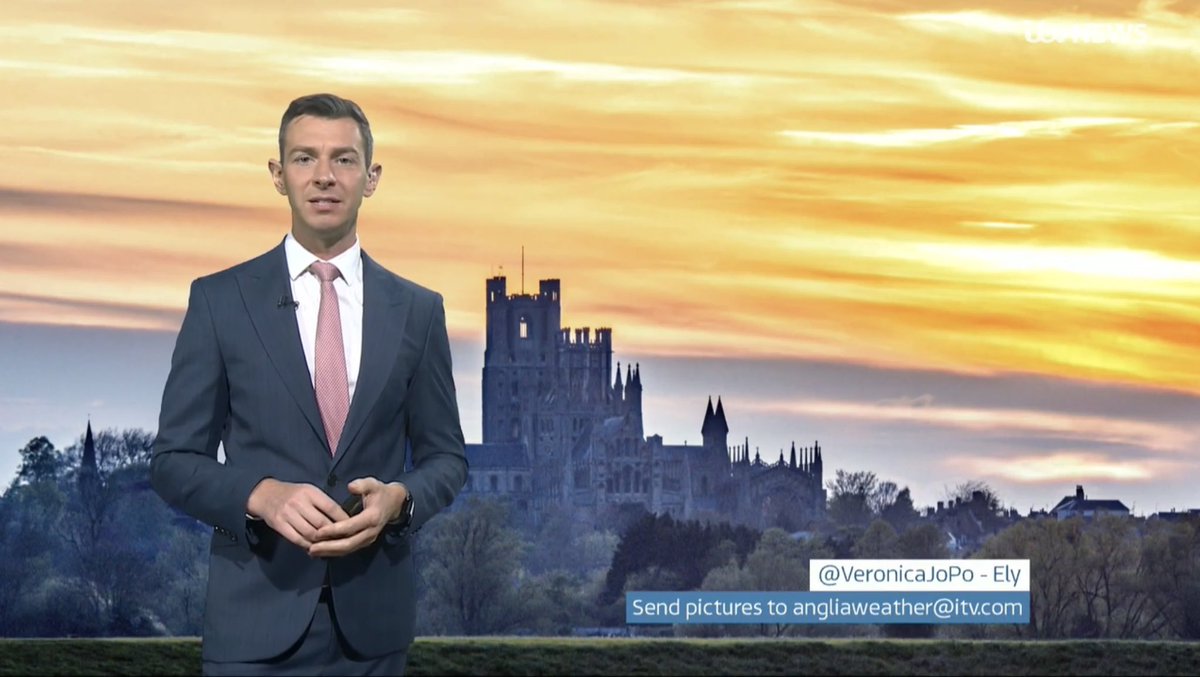 Proud to see my photo featured on Anglia weather yesterday evening 🥰 Thank you 🙏🏻 @ChrisPage90 #ElyCathedral