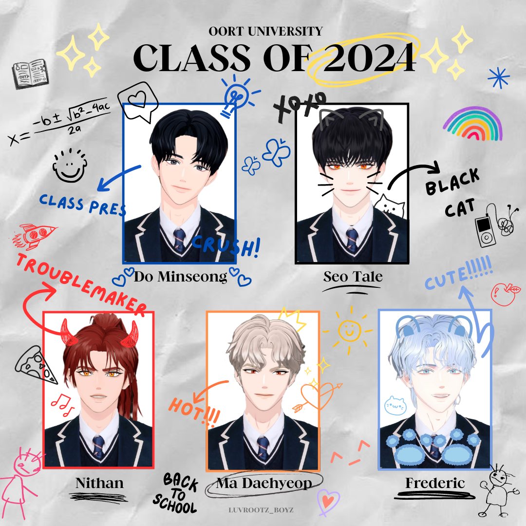 OORT BOYS Class of 2024 Printable ID Pic

▶️ drive.google.com/drive/folders/…

‼️FOR PERSONAL USE ONLY‼️

#오르트보이즈 #Oortboys 
#도민성 #DO_MINSEONG
#마대협 #MA_DAEHYEOP
#니단 #NITHAN
#페르데릭 #FREDERIC
#서태일 #SEO_TALE