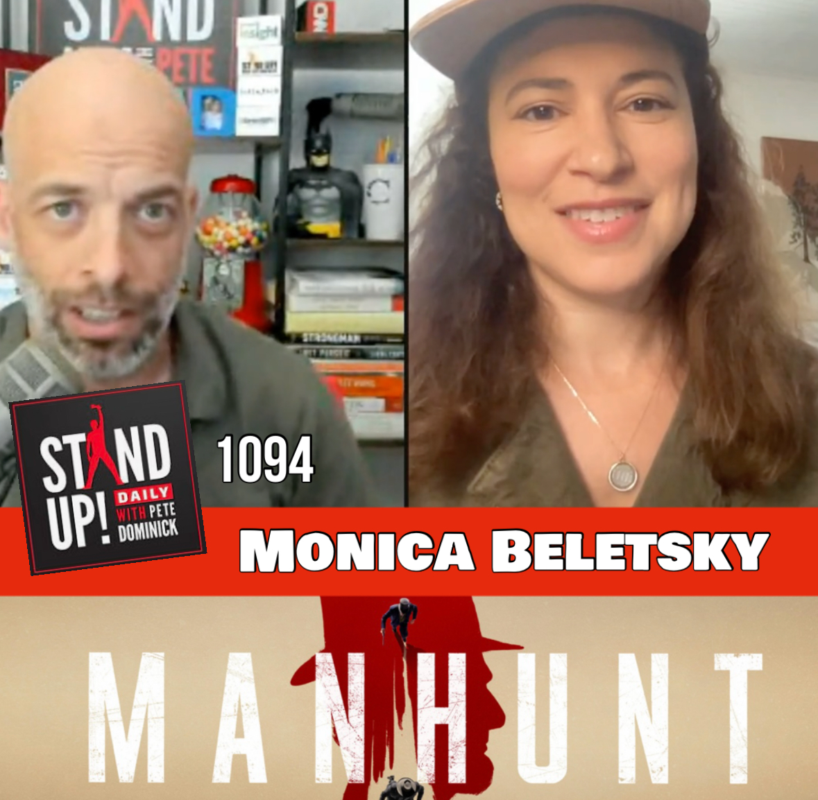 I LOVE 'Manhunt' on Apple TV so I was super excited to talk to the creator and showrunner @MonicaBeletsky standupwithpete.libsyn.com/1095-monica-be…