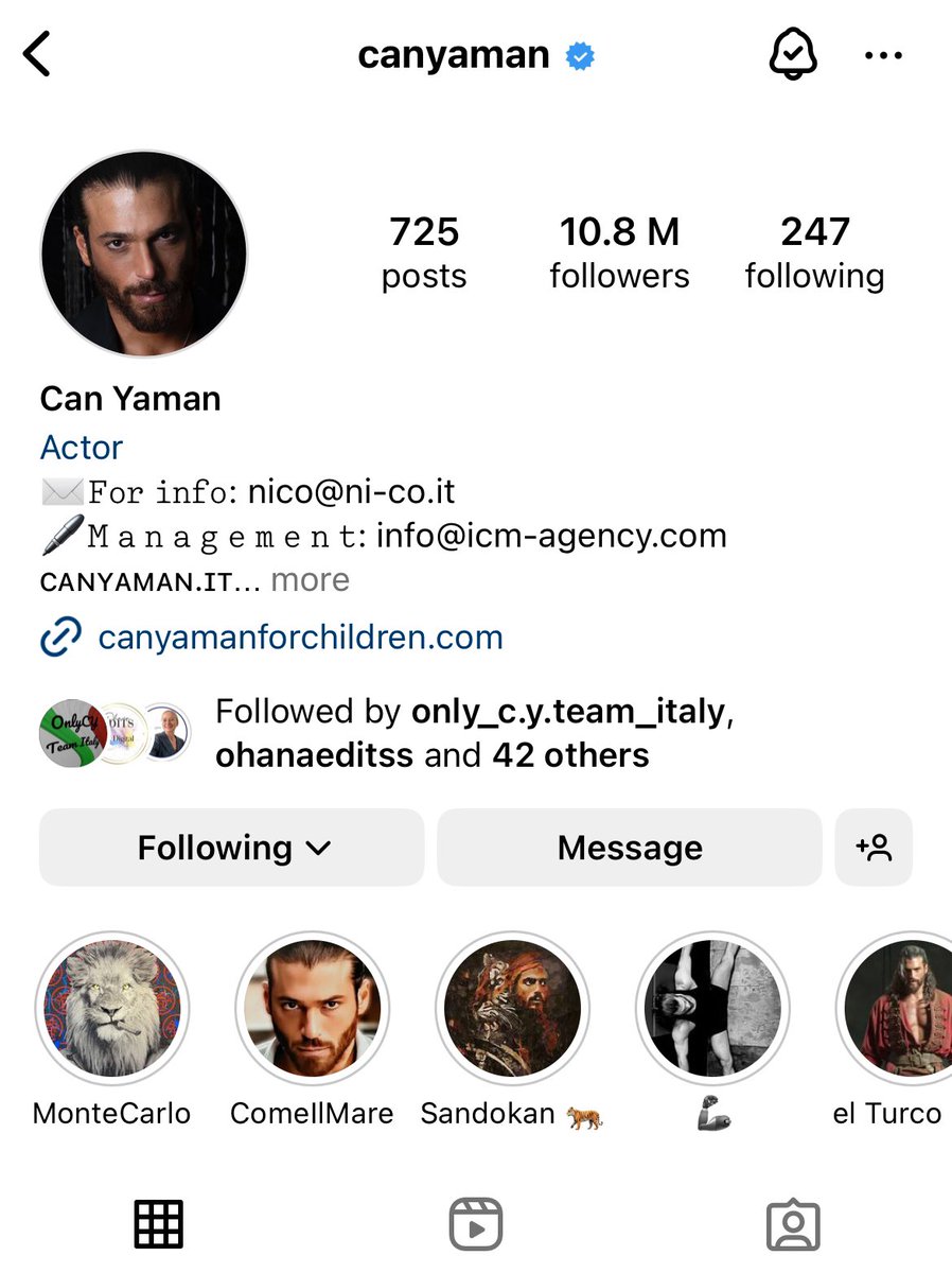 #CanYaman changed his profile photo on his Instagram account 💥
