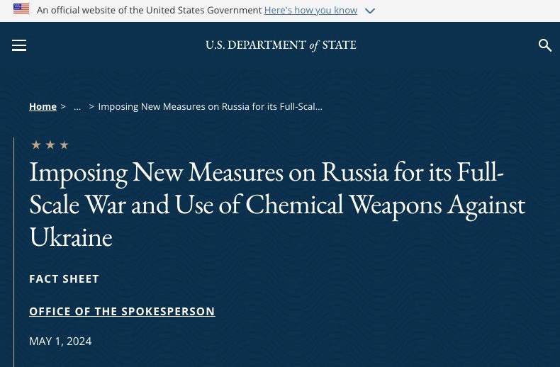 ABD Dışişleri Bakanlığı resmi olarak Rusya'nın Ukrayna'da yasaklı kimyasal silah kullanmasını tanıdı. 

Rus ordusunun, Birinci Dünya Savaşı sırasında aktif olarak kullanılan boğucu bir gaz olan kloropikrin kullandığı belirtiliyor. Bu madde Kimyasal Silahlar Sözleşmesi ile…
