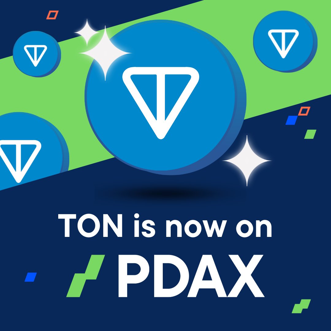 🚀 #TON has now arrived on PDAX! Discover new opportunities with The Open Network For Everyone @ton_blockchain now accessible on PDAX. ✨ $TON