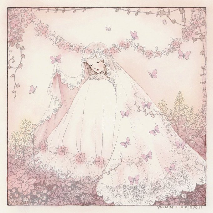 「solo wedding dress」 illustration images(Latest)