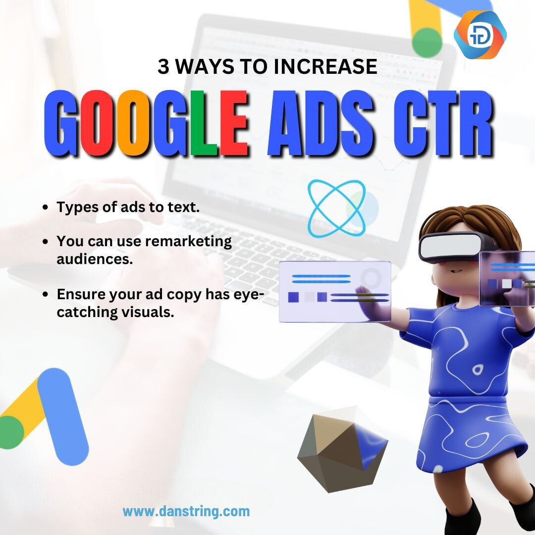 Find out how to increase your Google Ads click-through rate by following these 3 proven tips!
.
#GoogleAdsTips #CTRBoost #GoogleAdsCTR #CTRStrategies #AdWordsTips #PPCMarketing #OnlineAds #AdWordsManagement #PPCAdvertising #AdWordsExpert #AdWordsPerformance #danstringtechnologies