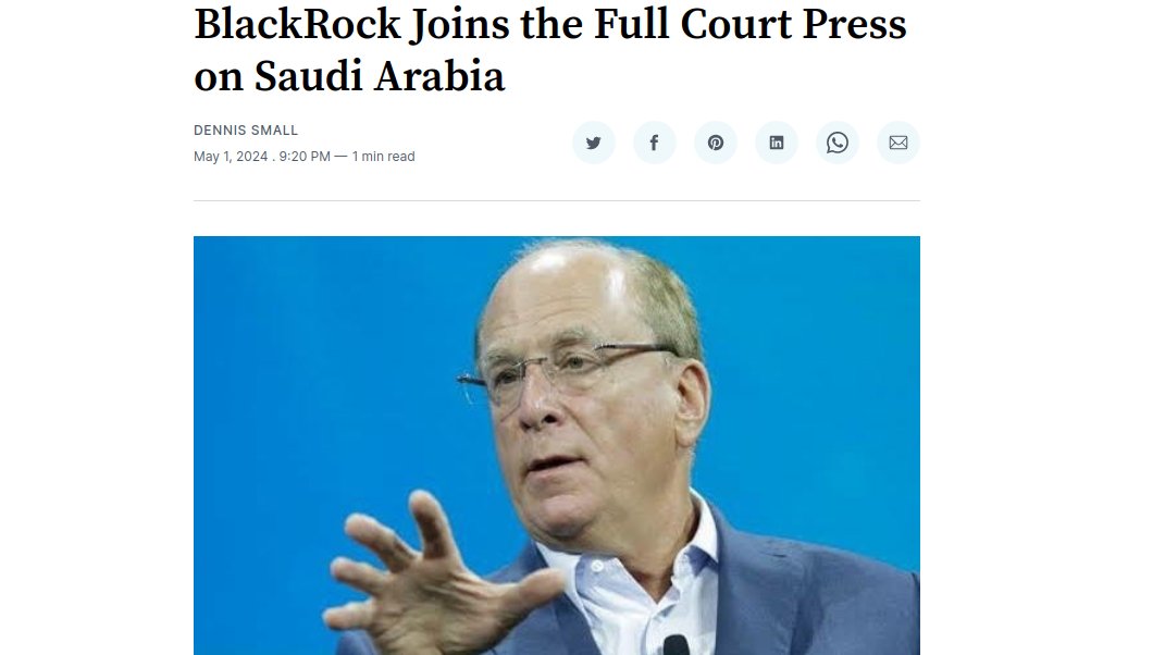 Saudi Arabia is being subject to a full court press designed to pull them out of the BRICS and realign them with London and Washington. eir.news/2024/05/news/b…