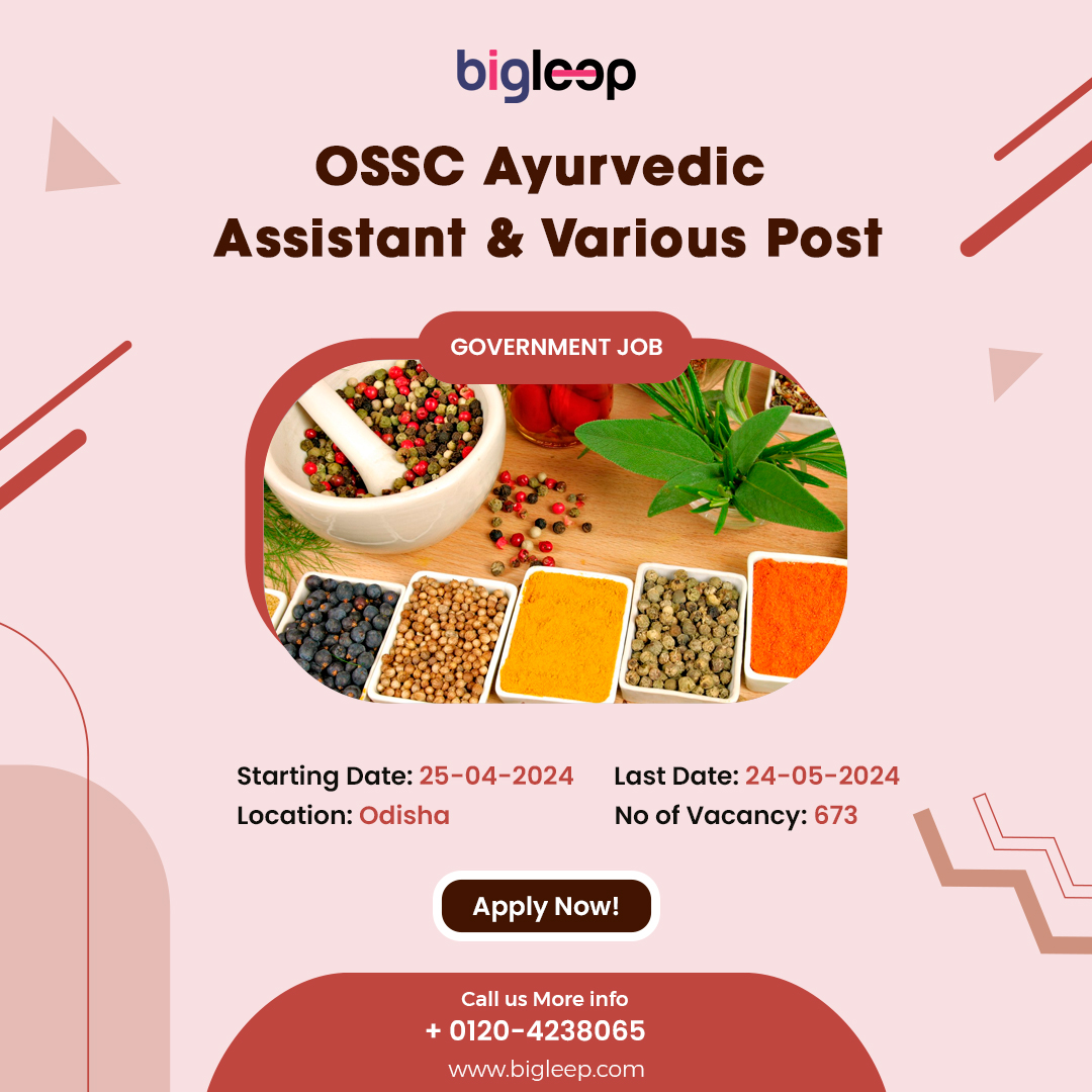 Embrace the Future: Odisha Government Jobs Await Your Talent and Ambition! 💼✨ Hiring Now: Odisha Staff Selection Commission (OSSC) Apply Now: bigleep.com/job/ossc-ayurv… #odishagovjob #odishajobs #ayurvedic #constable #SubInspector #governmentjobs #PublicServiceDelivery