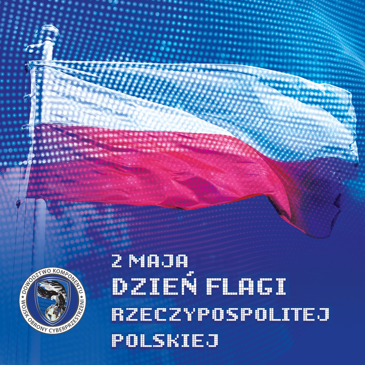 2 maja przypada Dzień Flagi Rzeczypospolitej Polskiej 🇵🇱, który został ustanowiony przez Sejm 20 lutego 2004 roku i ma za zadanie popularyzować wiedzę o polskiej tożsamości oraz symbolach narodowych. Każdego dnia żołnierze #WojskoPolskie w tym #CyberŻołnierze, oddają jej hołd,…