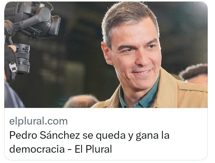 El líder del @PSOE no se rindió ni por la pandemia ni por la crisis económica ni por la guerra ni por la sequía y no iba a hacerlo por la miserable y mezquina forma de hacer política de la derecha'

Bravo Presidente 💪🌹👌👏👏👏👏👏👏👏👏👏👏
#YoConPedroSánchez 
#YoConBegonaña