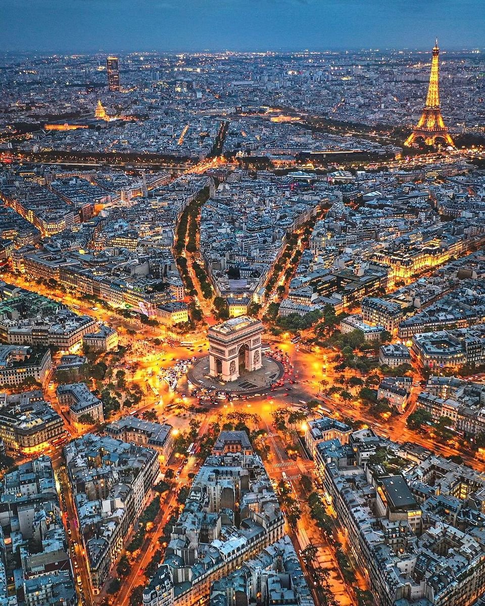 .

Arc de Triomphe and the Eiffel Tower in Paris

France 🇫🇷

📷 ✨ by world_walkerz [IG]