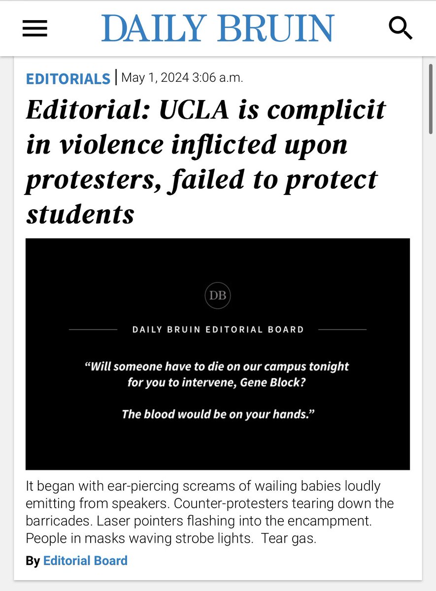 The student press’ coverage of the pro Gaza protests couldn’t be more different than the craven stenography of the mainstream media