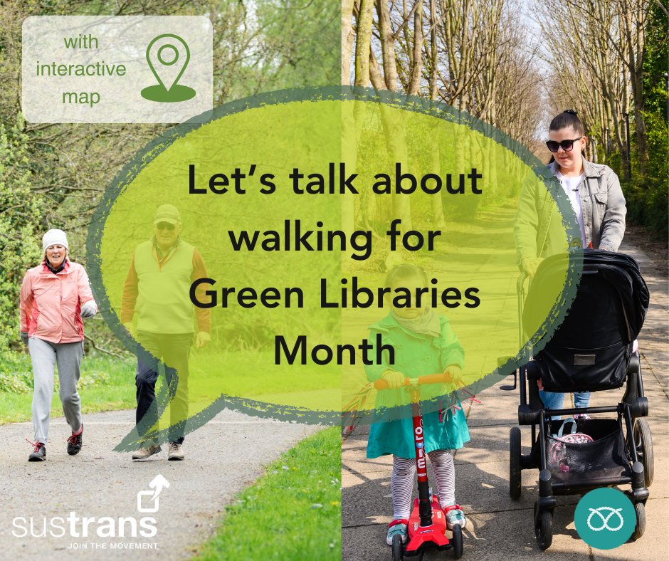 It’s walking month! Have your say on walking routes in your community 💬 🚶‍♂️Pop into your local library and talk to the Sustrans team to share your experience of walking or wheeling in your local community. 📍 Burntwood Library 📅 Thursday 16 May 🕙 10am until 3pm