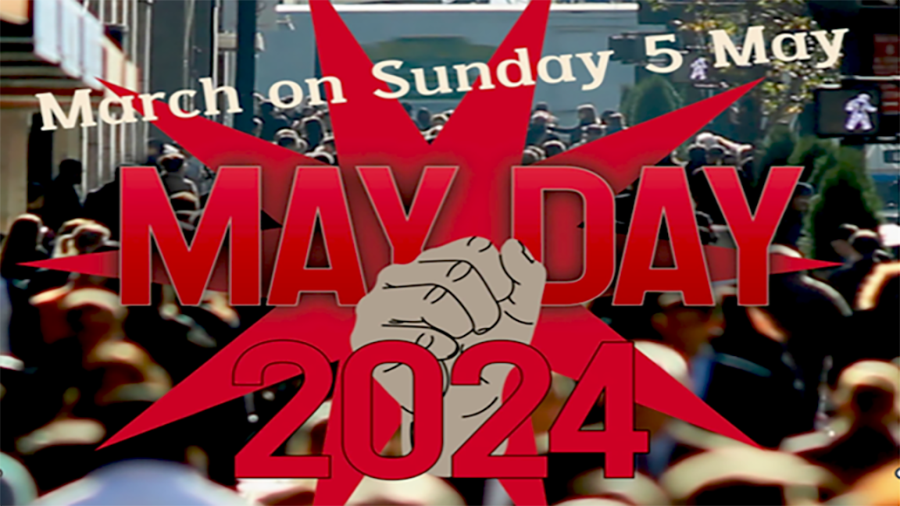 ThePen20's tweet photo. Melbourne May Day march 2024 on Sunday 5 May
https://t.co/iOacbYxZbb https://t.co/hsnvK6mCUz