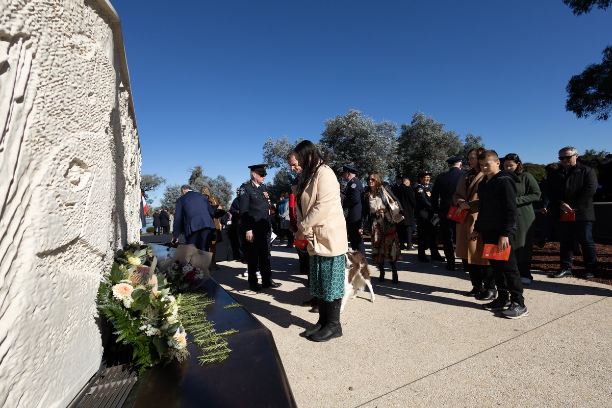 The National Emergency Services Memorial honours those who have died in the line of duty. At a ceremony today, 17 fire and emergency services personnel were commemorated, and 28 new names were added to the memorial wall. The memorial is a reminder of the commitment all our