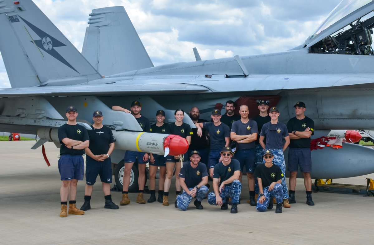 Learn about the essential role of 1 Squadron armament technicians in equipping F/A-18F Super Hornets with AGM-84 Harpoon anti-ship missiles for Defence missions. ✈️

Read More➡️ bit.ly/4bfWkSC

#AusAirForce