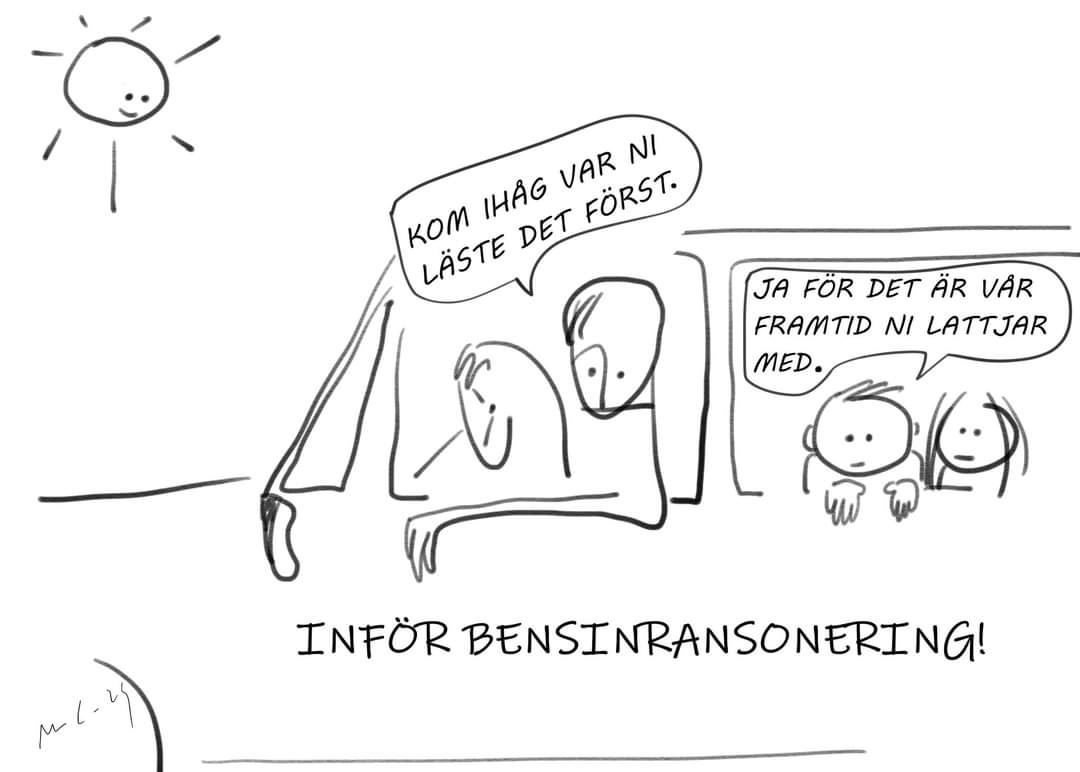 Inför bensinransonering. #bensinransonering