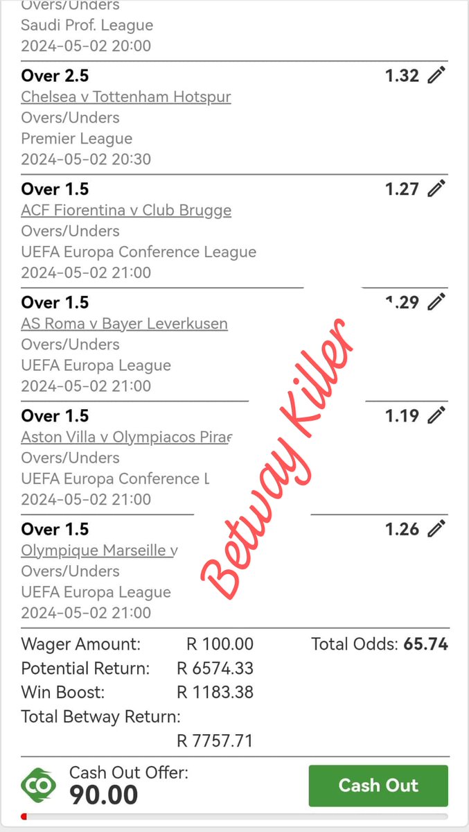 #Betway Killer 🍏🔥🍏Let's Retweet 4 the Nation 🍾✅🍾X716B3063... ❤️betway.co.za/bookabet/X716B…