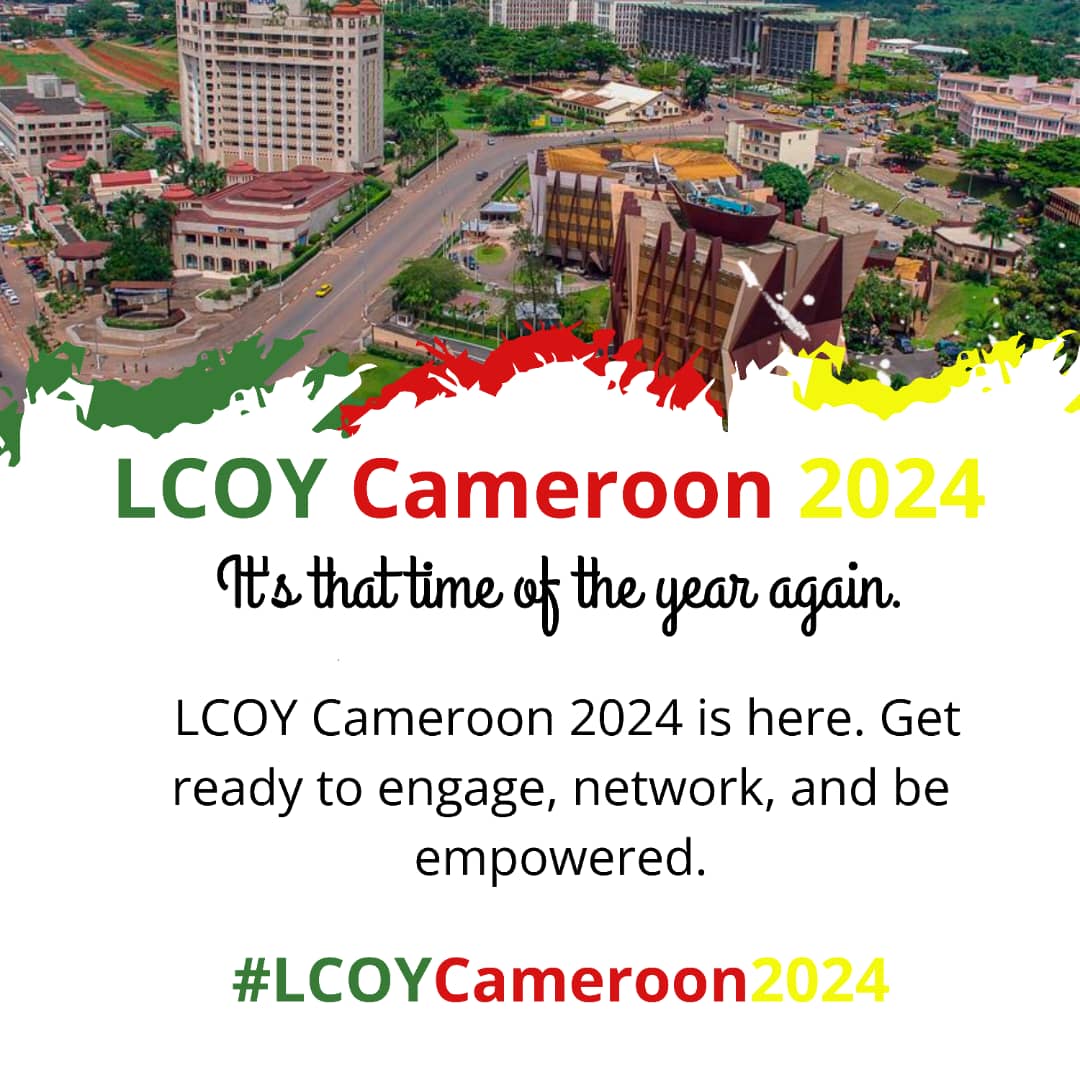 BREAKING NEWS🎉🎊
The future of our planet is in our hands, and Cameroon is ready to lead the way. Join us for LCOY Cameroon 2024 and be part of the solution for climate justice.
@youngo_unfccc @UNFCCC @Y4Cofficial
#ClimateActionNow #YouthPower #lCOY2024