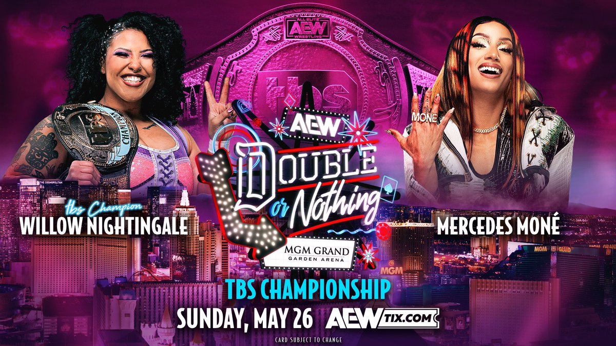 #AEWDoN card so far