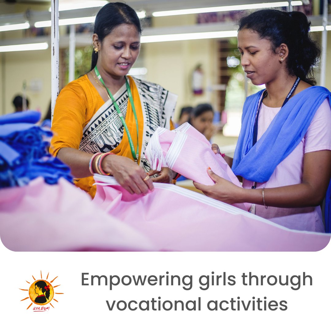 #KanyaKiran believes in supporting girls with practical skills and training to prepare them for successful careers and economic independence. Through vocational activities, we empower girls to unlock their full potential and pursue their passions.
.
.
.
.
.
.

#Empowerment…