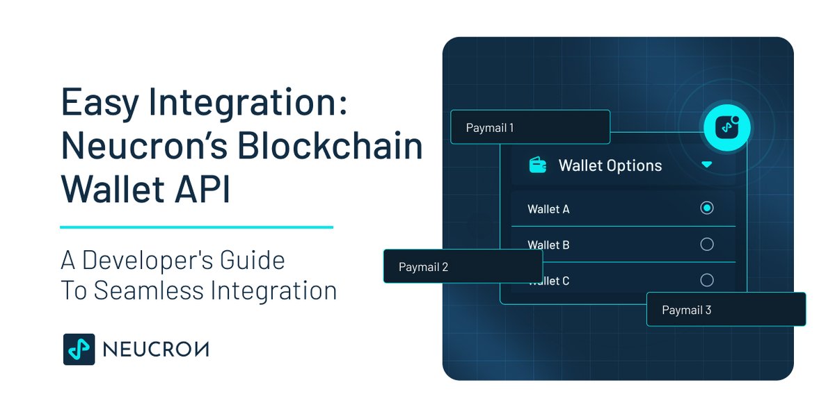 Explore our comprehensive guide to integrating Neucron's Blockchain Wallet API into your applications. From security protocols to step-by-step instructions, enhance your blockchain solutions today.

🔗Link: neucron.io/blogs/integrat…

#tcl #bsv #neucron #api