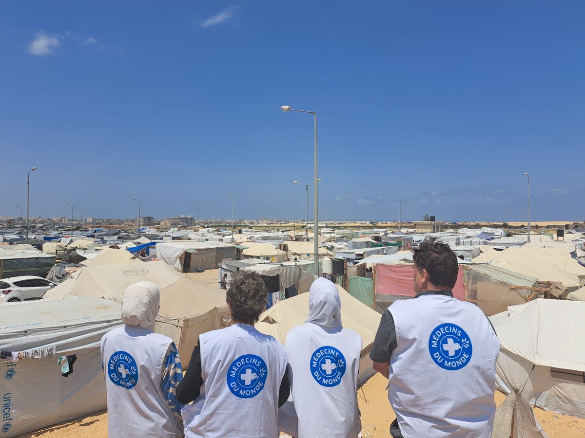 #Gaza Respect aux équipes de ⁦@MdM_France⁩ qui soignent au péril de leur vie dans les camps de #Rafah