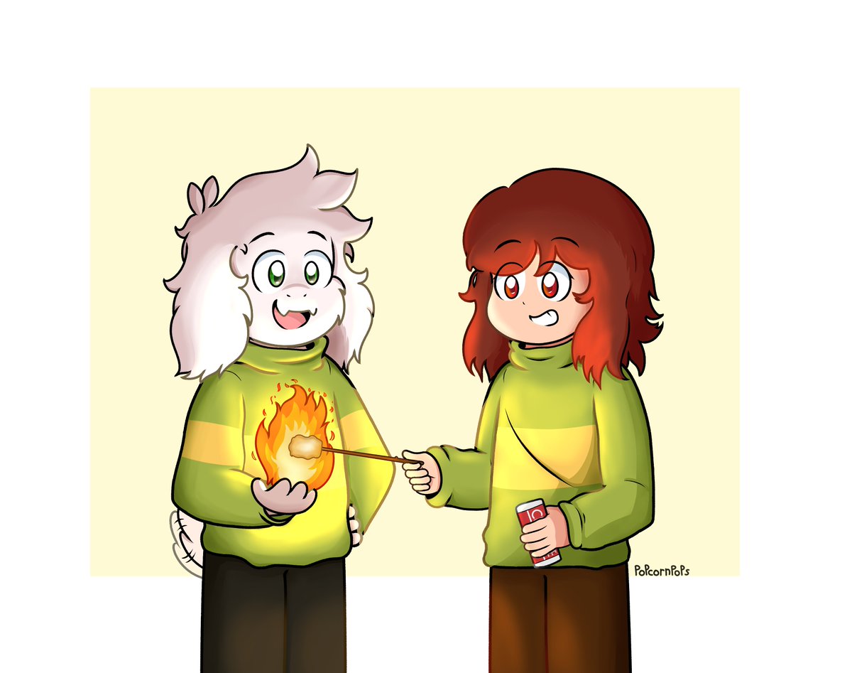 The ideal use of fire magic~

#asriel #chara #undertale