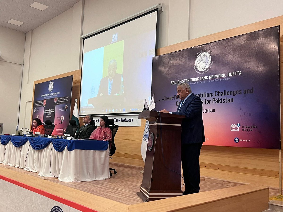 Ambassador R Qazi Khalil added that the proxy war of the West in Ukraine, Russian nuclear nukes in Belarus, and Israel-Iran tension increased the Chances of Nuclear war. #BTTN #BTTNSeminar