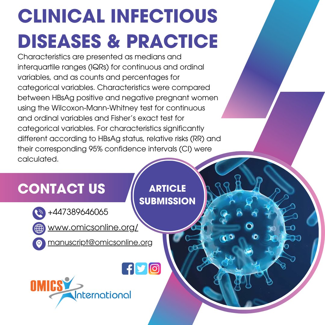 Calling authors to contribute on Clinical Infectious Diseases. Share research on epidemiology, treatment, prevention, and emerging pathogens. Join our publication!
#Covishield #heartattack #Epidemiology #microbiology #virology #bacteriology #Immunology #vaccinationqease #author