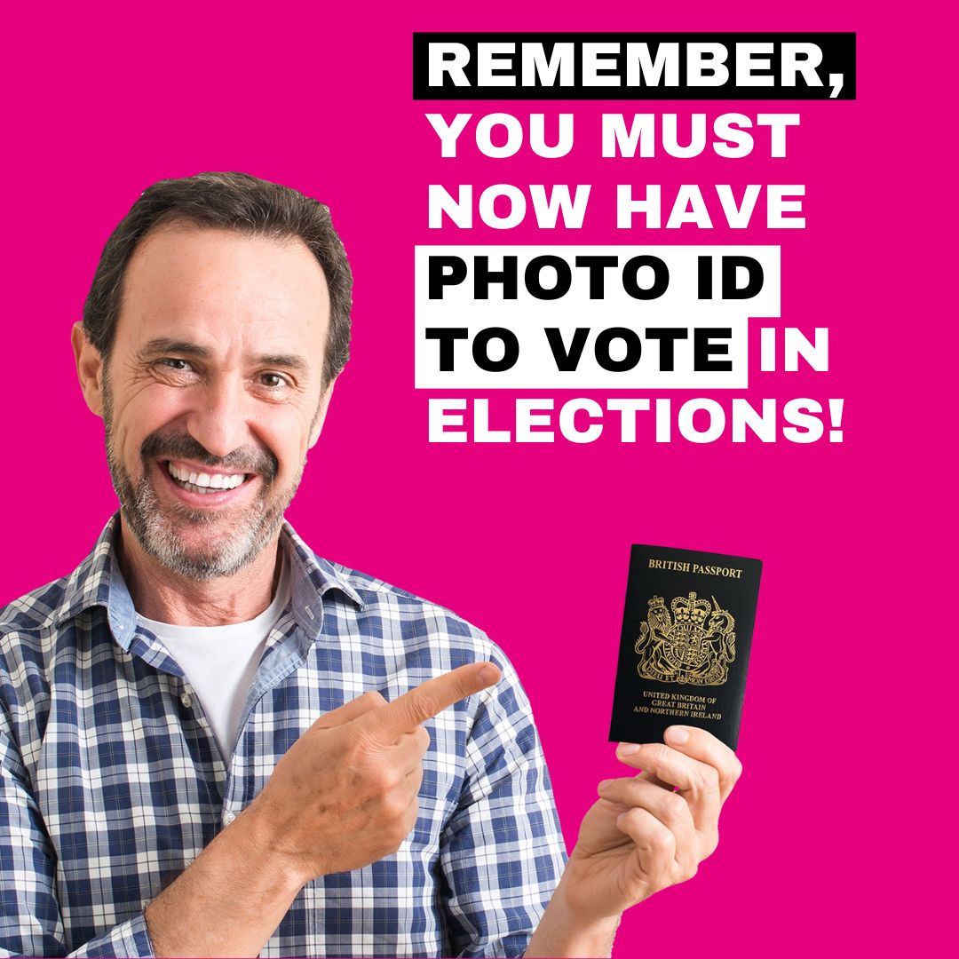 🗳️ It's #electionday and polling stations are open! 🪪 Remember to bring photo ID with you 🕙 You have until 10pm to get to your polling station to vote
