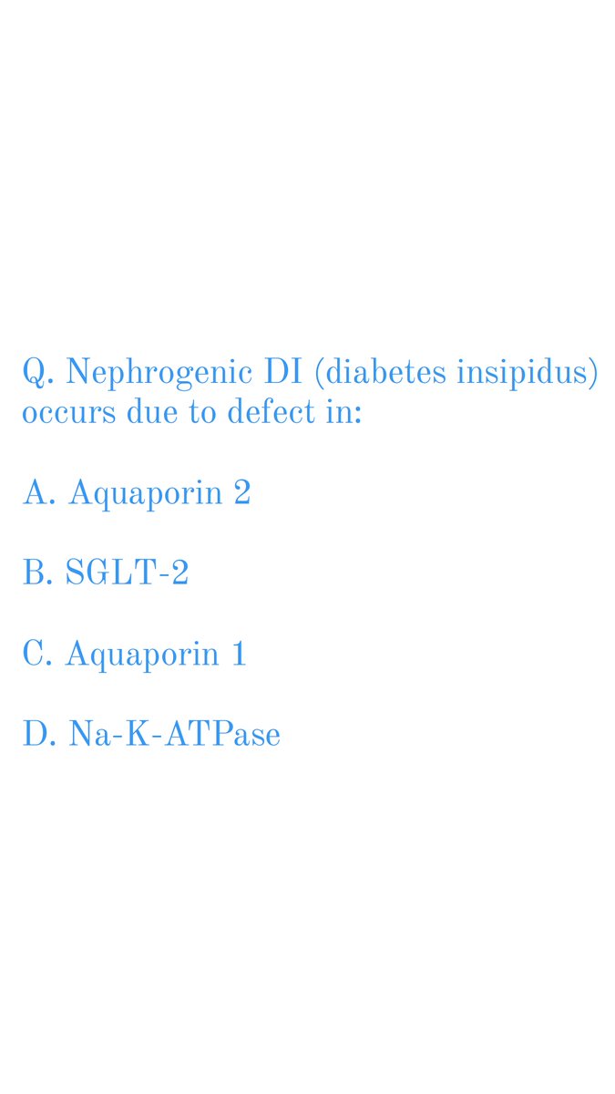 This question was asked repeatedly over the past few attempts which makes it a #PYQ in #FMGE and #NEETPG . What is your answer?🔎

@fxgodzeuss @Farmanofficial_ 
#MedTwitter #MedX #medicine #physiology