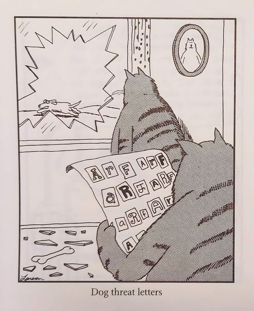 Thanks to Vickie Prude The Far Side by Gary larson