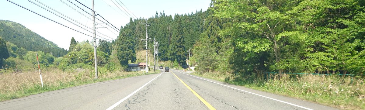 推定・鯖街道を走っています