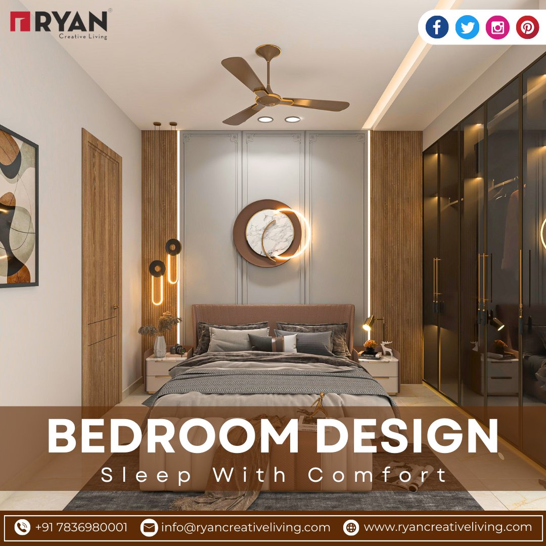 💫 Sleep in style with Ryan Creative Living's luxury bedroom designs. Immerse yourself in comfort and sophistication – contact us today to start your journey towards the bedroom of your dreams! 🛌
.
#RyanCreativeLiving #BedroomDesign #LuxuryLiving #ModernInteriors  #bedroomdecor