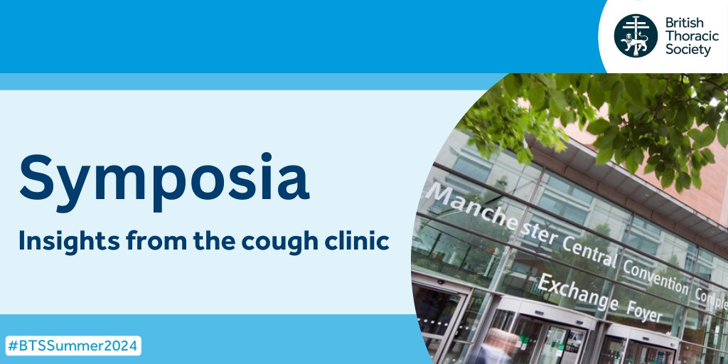 The BTS Summer Meeting has a range of symposia on a number of different topics. This session will explore the mechanisms of chronic cough, holistic MDT assessment and patient management. Learn more and book your Summer Meeting ticket: bit.ly/41U13Ws #BTSSummer2024