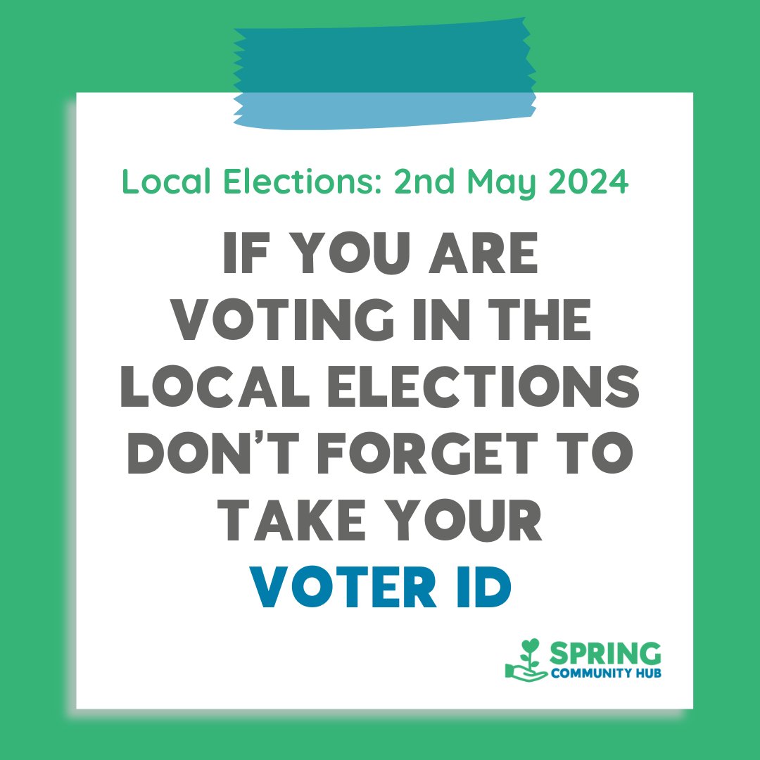 Today we have local elections in Southwark. Don't forget to take your photo ID with you when you go to cast your vote. For a list of acceptable photo ID, visit gov.uk/how-to-vote/ph…