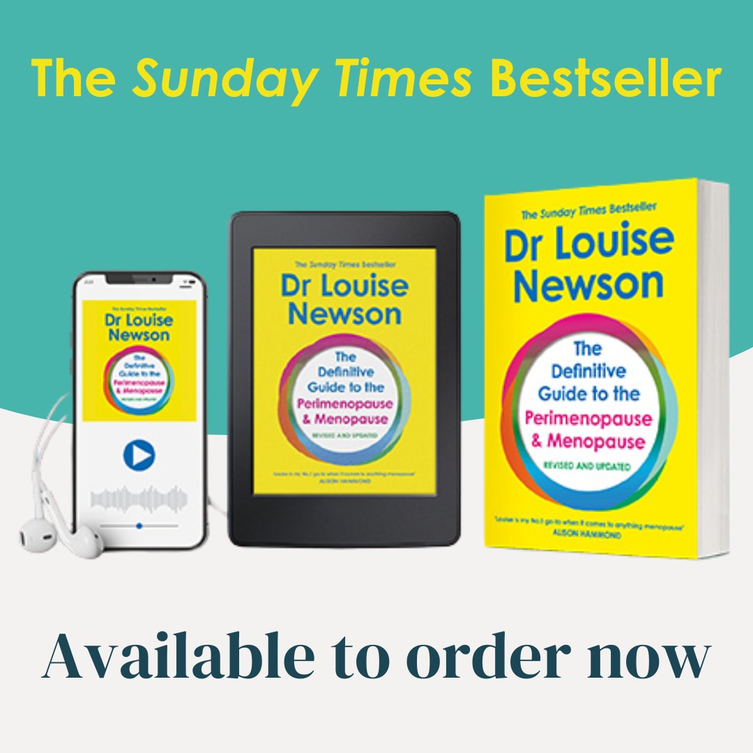 Today marks publication day for the paperback edition of balance founder @drlouisenewson bestselling book, The Definitive Guide to the Perimenopause and Menopause. Order your copy here: lnk.to/MenopauseLouis…