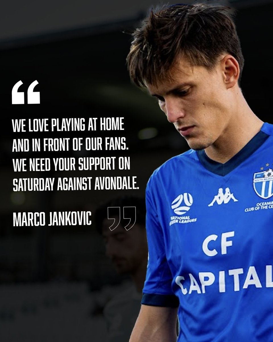 Marco Jankovic calls on the South fans to get behind us in the Grand Final rematch this Saturday against Avondale.