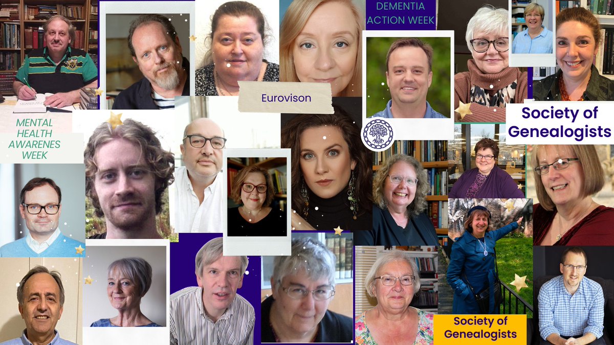 🌟 We gave a great lineup of May Talks featuring:

<a href="/ettenaeJRR/">Jeanette R Rosenberg OBE</a>
<a href="/LMHistory/">Graham Bandy 🌳</a>
<a href="/mishjholman/">Mish J Holman</a>
<a href="/ScientistSoph/">Sophie Kay</a>
<a href="/SoGGenealogist/">Else Churchill</a>
@JanetFew
<a href="/JudeRhodes16/">Jude Rhodes</a>
<a href="/LostCousins/">LostCousins</a>
<a href="/mubufood/">Cynthia Brown</a>
<a href="/rob_s_smith/">rob_s_smith</a>
@khgenealogy
<a href="/Biographiconal/">Biographicon</a>
<a href="/gentracer/">Kathy Kirkpatrick</a>
<a href="/kateketer/">Kate Keter</a>
@CyndiIngle1

💻 Info at tinyurl.com/354n7jc4