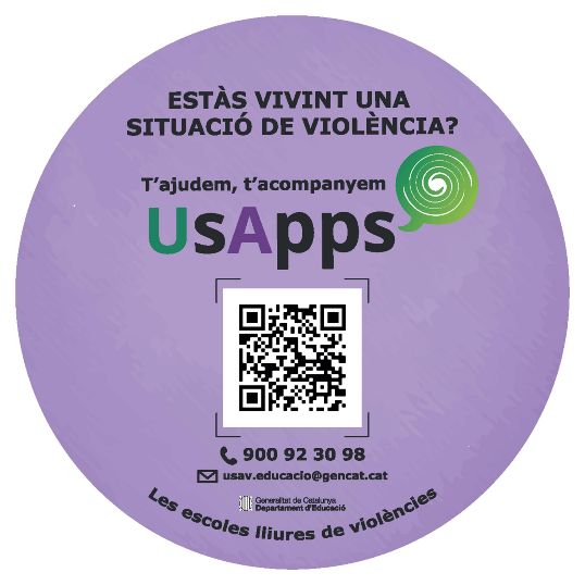 Avui és el Dia Internacional contra l'assetjament escolar. 

➡️Si vius o ets testimoni d’una situació de violència entre l’alumnat activa l’#USAV. 

Com ho pots fer?
📞 900 923 098
💬 usav.educacio.gencat.cat
💻 usav.educacio@gencat.cat