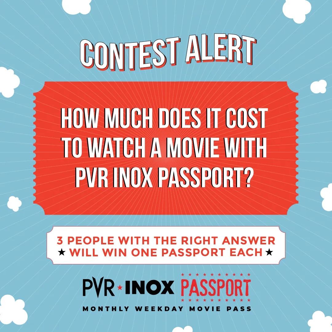 Win free PVR INOX Passports for Unlimited Movies fforfree.net/2024/05/win-fr…

 #contestalert #giveaway #free #freesamples #giveawayalert #GiveawayIndia #PVR #INOX #movies 
#1 #Contest, #Deals and #Freebies site #fforfree #t20worldcup2024   #Salaar