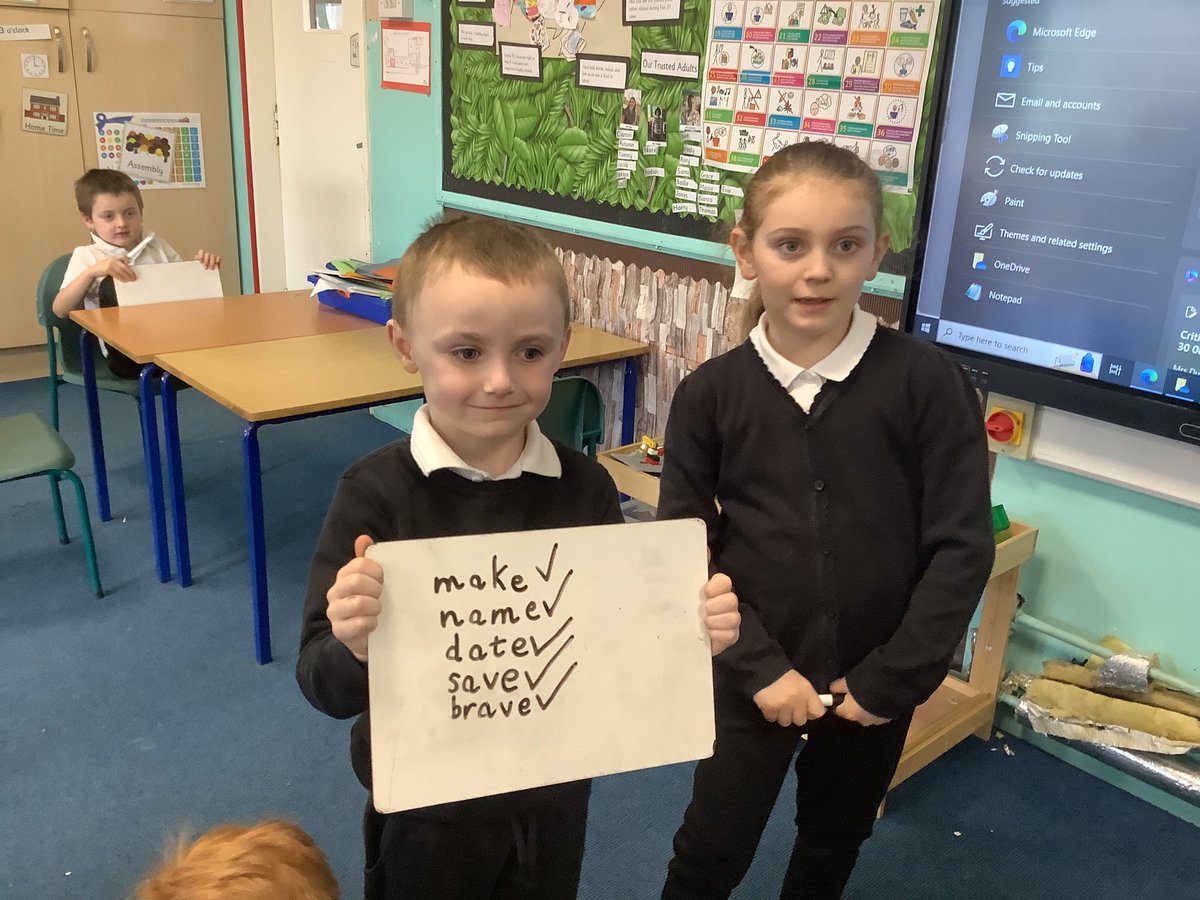 Some super spelling in the orange RWI group yesterday!