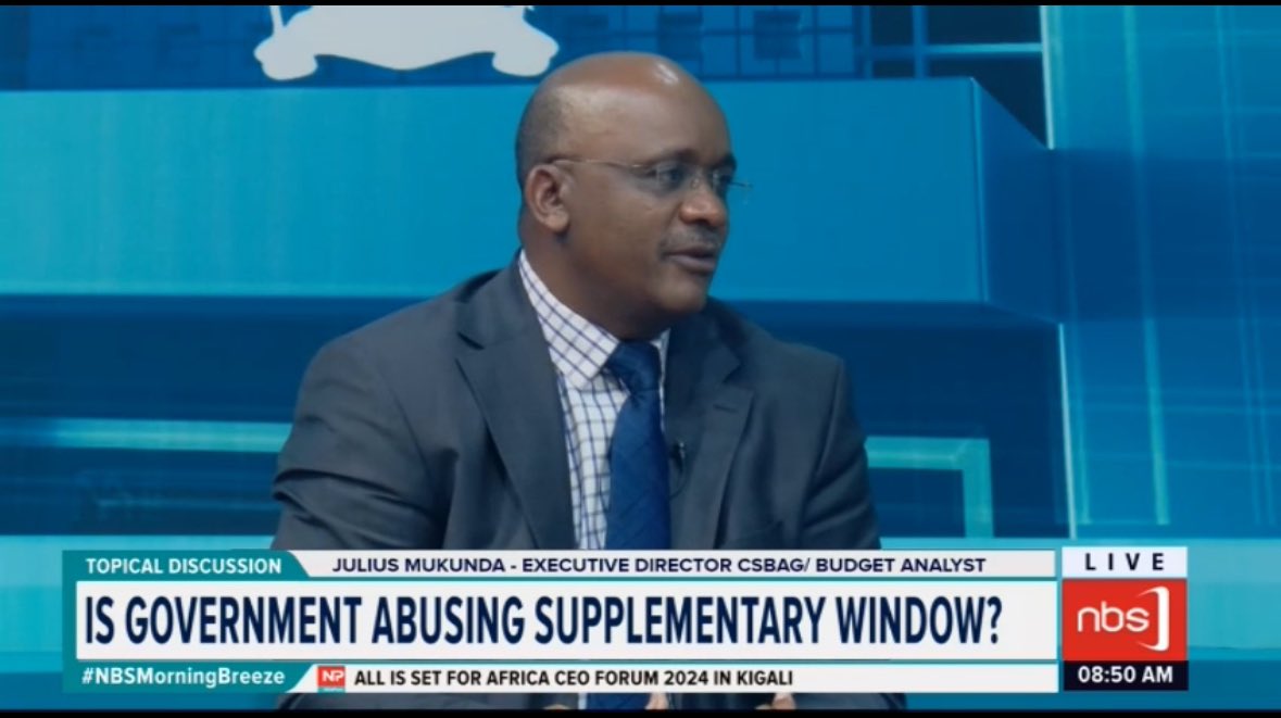 Julius Mukunda: Bailing out a company is not bad but it should have procedures and not for only certain entities. A company like Sembuule died a natural death but deserved a bailout.

 #NBSMorningBreeze #NBSUpdates